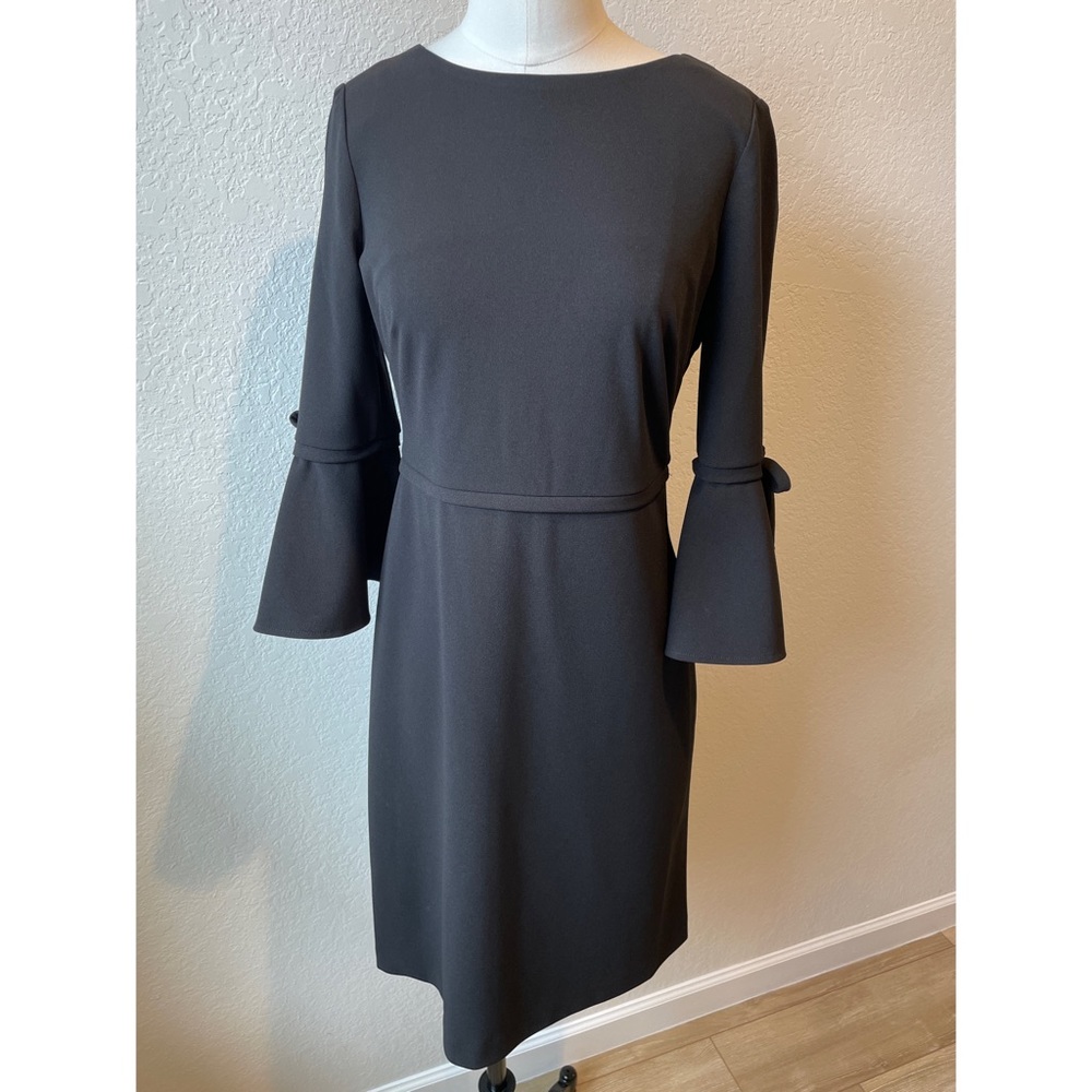 Tommy Hilfiger Black Bell Sleeve Dress
